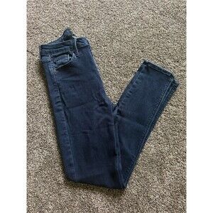 Just Black Denim Jeans Womens Size 28 Dark Wash Skinny Slim Stretch Mid